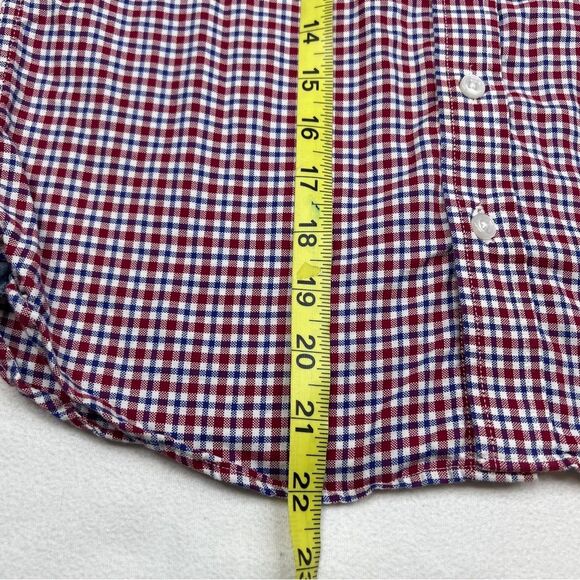 Class Club Boys Long Sleeve Dress Shirt Size 10/12 Red and White - Picture 6 of 6